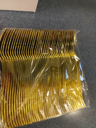 2 Lotes Cubiertos Plástico Duro Reutilizables(240)