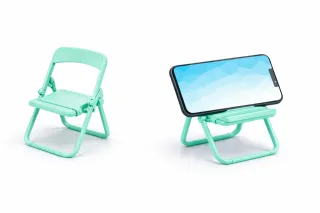 Suporte de telemóvel cadeira dobrável