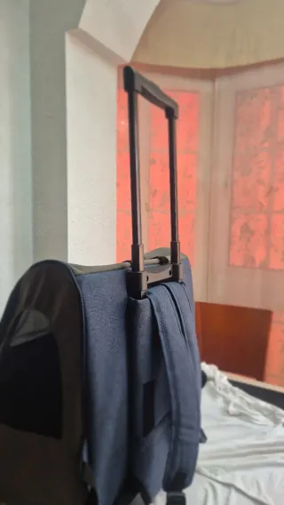 Mochila Trolley Camon Azul-Gris