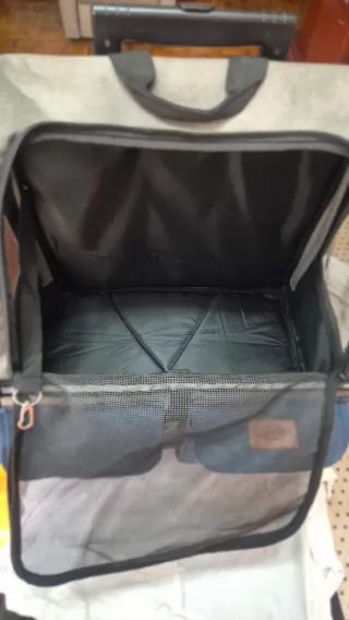 Mochila Trolley Camon Azul-Gris