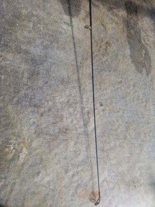 Caña de pescar con carrete