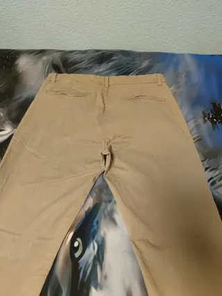 Pantalón Chino Lefties Beige Talla 40 Hombre