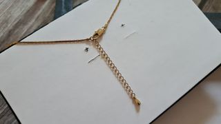 Collana vintage Adrian Buckley Pavé dorata