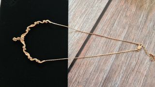 Collana vintage Adrian Buckley Pavé dorata