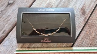 Collana vintage Adrian Buckley Pavé dorata