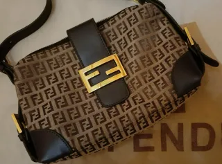 Bolso Fendi Beige y Marrón