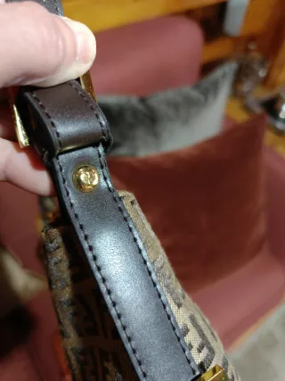 Bolso Fendi Beige y Marrón