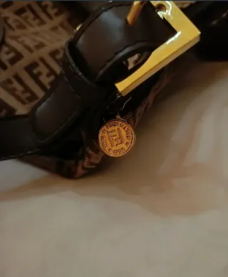 Bolso Fendi Beige y Marrón