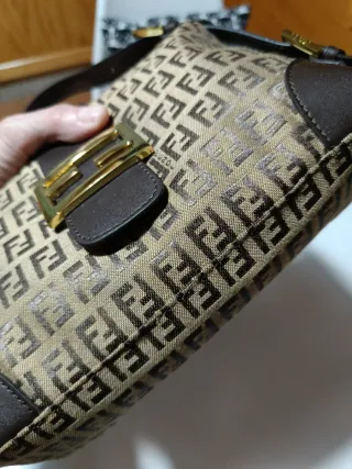 Bolso Fendi Beige y Marrón