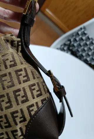 Bolso Fendi Beige y Marrón
