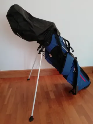 Bolsa y palos de golf