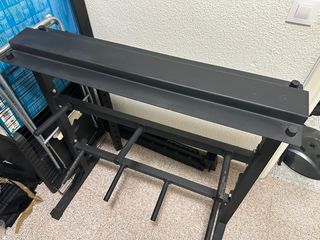 Soporte de pesas / rack de musculación con almacen