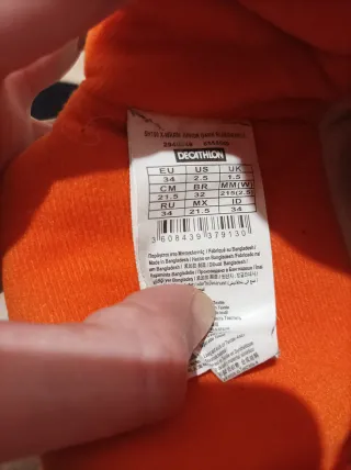 Botas de nieve niña/niño talla 34