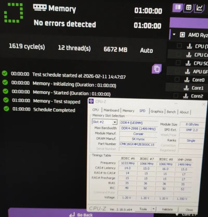 RAM DDR4 Corsair 16GB 3000MHz afbeelding 4