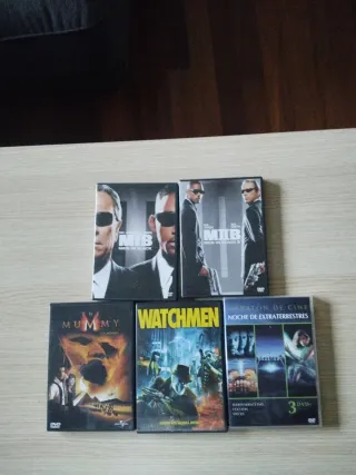 Lote 7 Películas DVD: MIB, Watchmen, La Momia