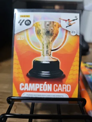 Carta Campeón Panini 25/26