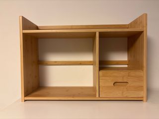 Estantería de mesa de bambú