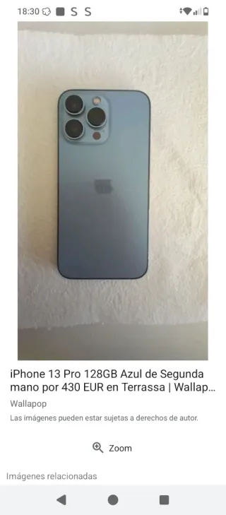 iPhone 13 Pro Max Azul/Gris