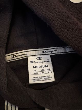 Sudadera Champion Negra