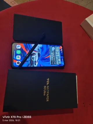 cambio TCL NXTPAPER 60 Ultra Negro por móvil