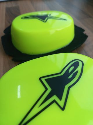 Deslizaderas Moto Fluor Mono Cuero