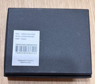 Tarjetero Billetero Piel Volvo