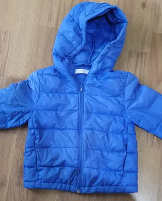 Cazadora infantil azul Mango