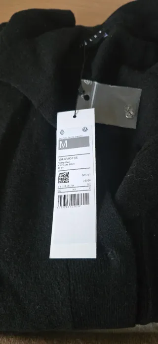 Vestido Sisley Negro y Marrón Talla M