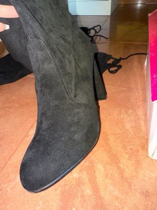 Stivali alti sopra il ginocchio neri