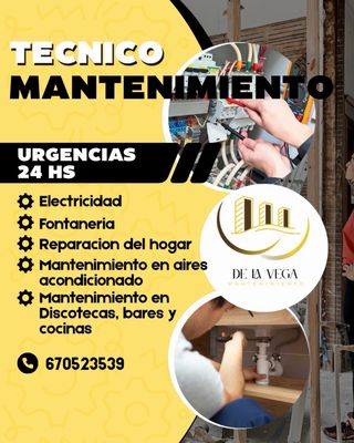 TECNICO DE MANTENIMIENTO 24hs EN MARBELLA