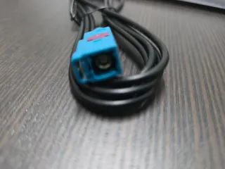 Antena coche con conector azul