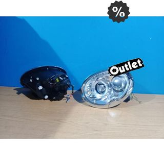 VE FAROS MINI COOPER R50 R52 R53 01-06 LUZ DIURNA CROMADOS R