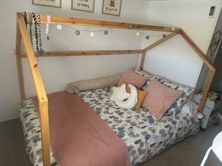 Estructura cama Montessori + colchón Aloe Vera