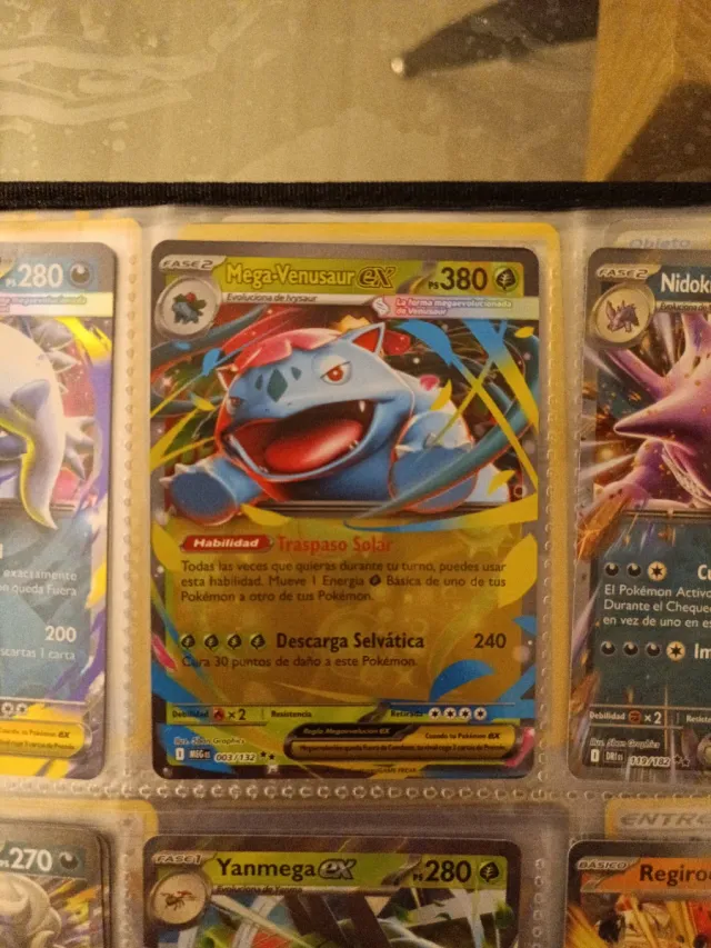 Carta Pokémon Mega-Venusaur EX MEG 003