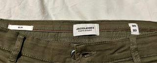 Pantalón slim Jack & Jones verde oliva