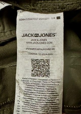 Pantalón slim Jack & Jones verde oliva