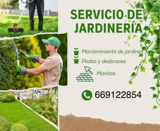Mantenimiento y desbroces de jardin y fincas
