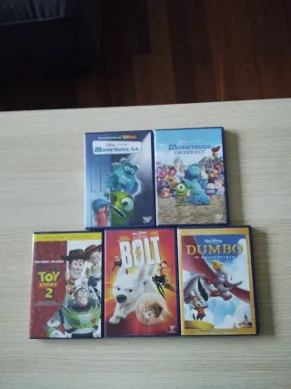 Pack 5 Películas DVD Disney Pixar Español