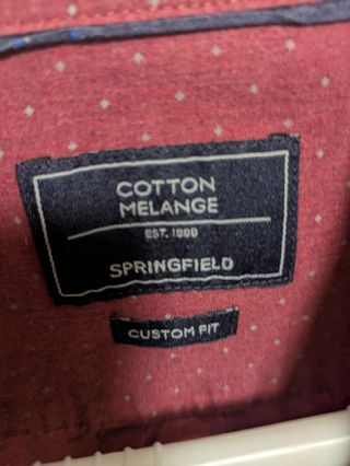 Camisa Springfield Hombre Talla M