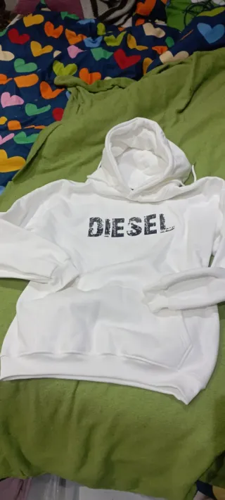 Sudadera Blanca Diesel