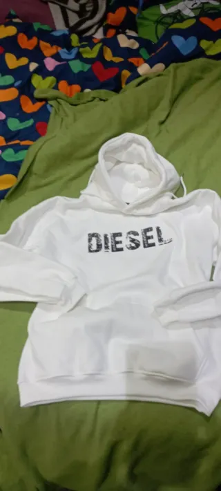 Sudadera Blanca Diesel