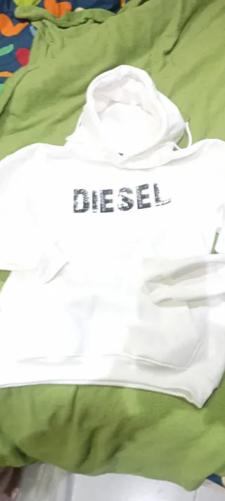 Sudadera Blanca Diesel