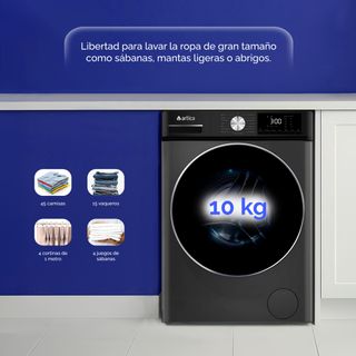Lavadora 10K 1400R A+++ GRAFITO NUEVO