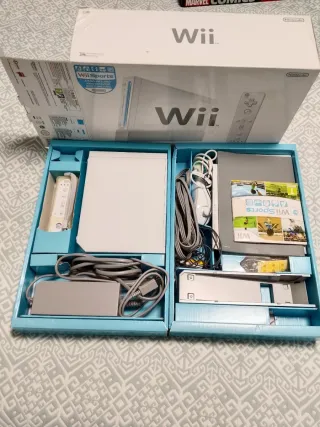 Nintendo Wii + Caja + Wii Sports
