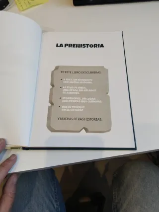 La prehistoria libro infantil educativo  divertido
