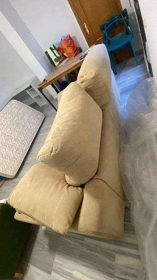 Sofá de 2 plazas beige