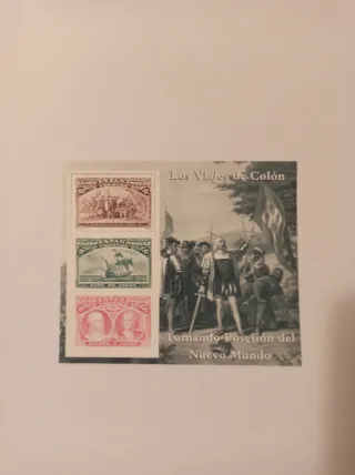 Set 6 sellos Cristóbal Colón Viajes