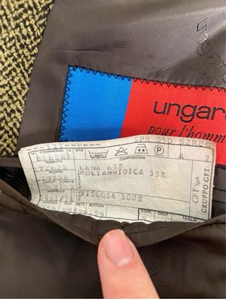 Blazer Lana Vintage Ungaro Paris