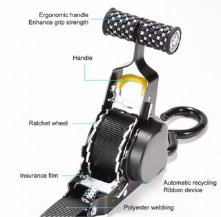 Pack 2 Correas Amarre Trinquete Automático