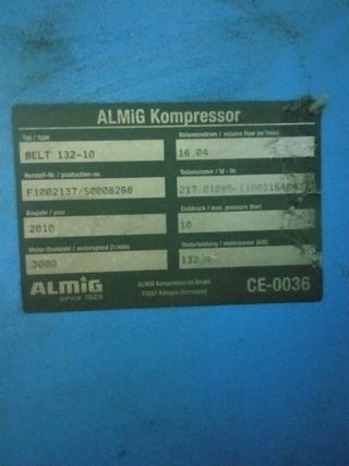 Compresor de tornillo industrial